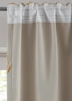 Rideau obscurcissant à imprimé brillant (1 pce)