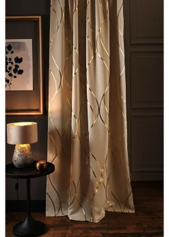 Rideau obscurcissant à imprimé brillant (1 pce)