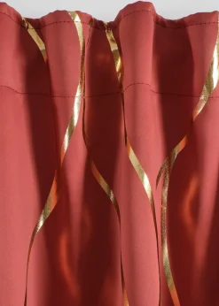 Rideau obscurcissant à imprimé brillant (1 pce)