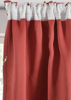 Rideau obscurcissant à imprimé brillant (1 pce)