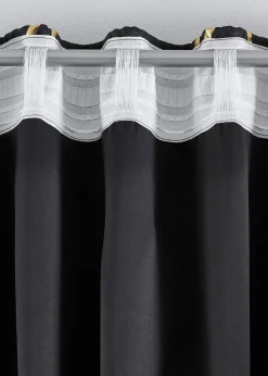 Rideau obscurcissant à imprimé brillant (1 pce)