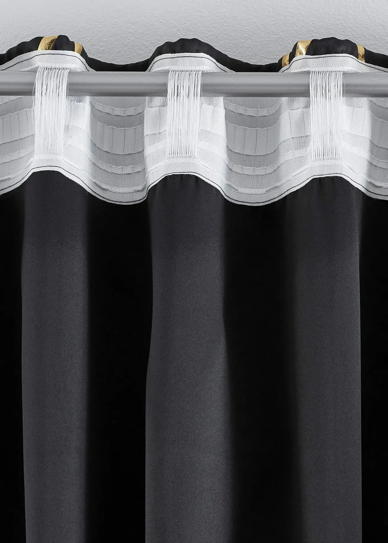 Rideau obscurcissant à imprimé brillant (1 pce)