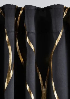 Rideau obscurcissant à imprimé brillant (1 pce)