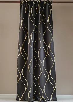 Rideau obscurcissant à imprimé brillant (1 pce)