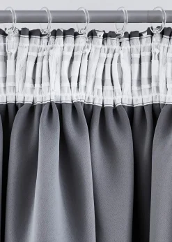 Rideau obscurcissant à imprimé brillant (1 pce)