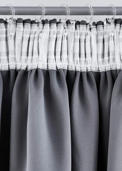 Rideau obscurcissant à imprimé brillant (1 pce)