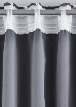 Rideau obscurcissant à imprimé brillant (1 pce)