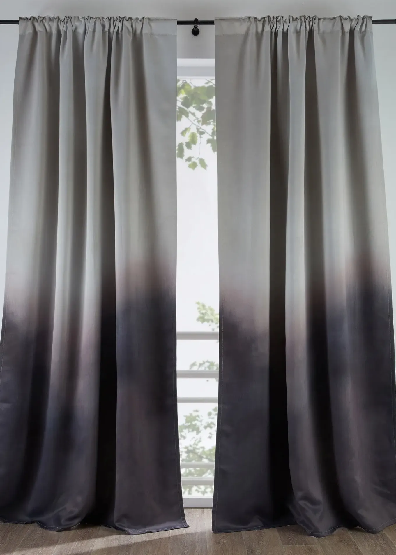 Rideau obscurcissant avec dégradé de couleurs (1 pce)