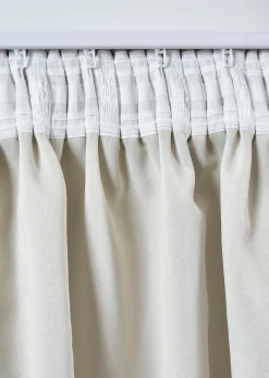 Rideau obscurcissant double épaisseur, devant texturé (1 pce)