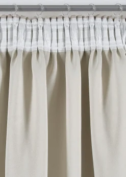 Rideau obscurcissant double épaisseur, devant texturé (1 pce)