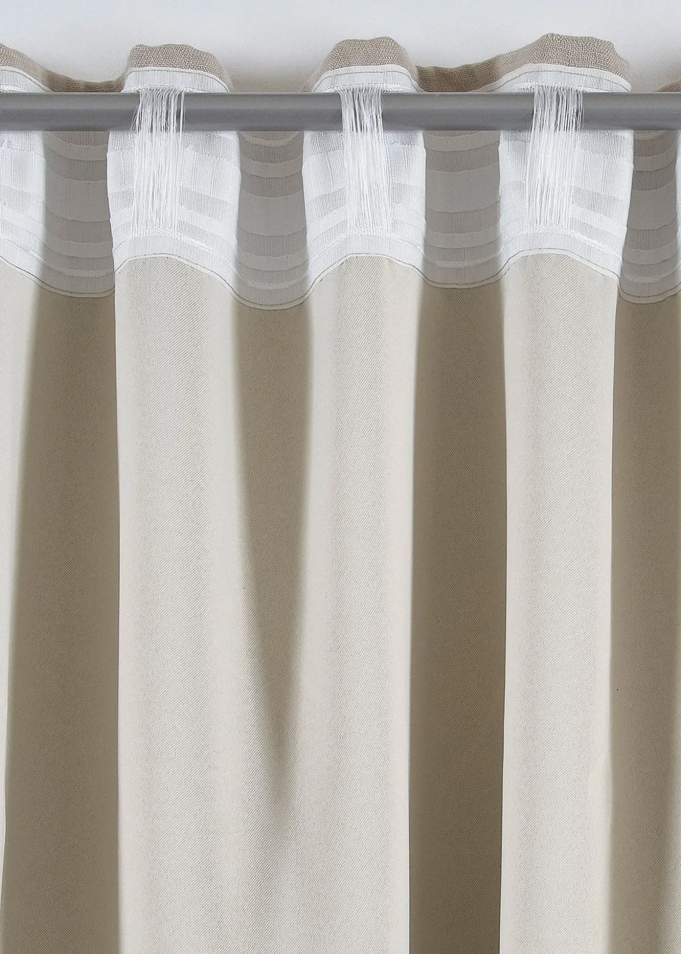 Rideau obscurcissant double épaisseur, devant texturé (1 pce)