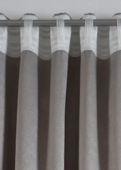 Rideau obscurcissant en jacquard (1 pce)