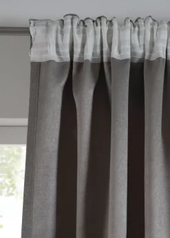 Rideau obscurcissant en jacquard (1 pce)