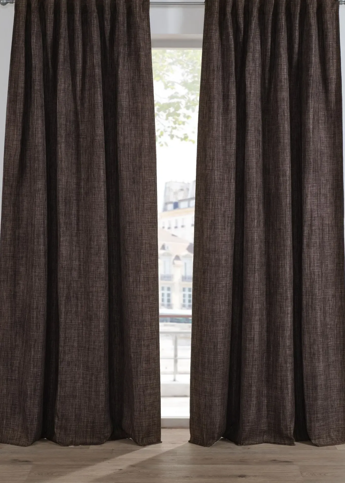 Rideau obscurcissant finement texturé (1 pce)