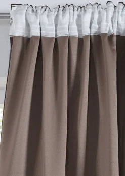 Rideau obscurcissant finement texturé (1 pce)