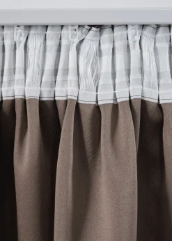 Rideau obscurcissant finement texturé (1 pce)