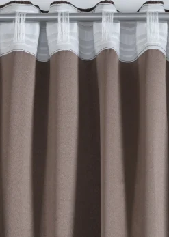 Rideau obscurcissant finement texturé (1 pce)