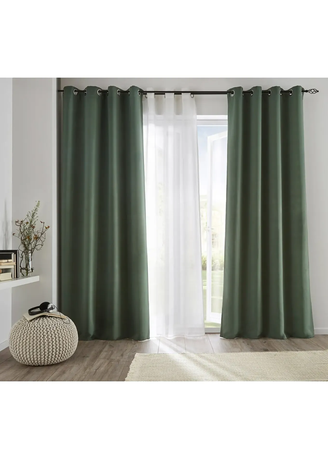 Rideau obscurcissant (1 pce), nombreuses tailles