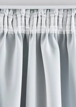 Rideau occultant à imprimé floral brillant (1 pce)