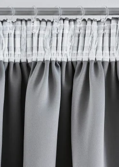 Rideau occultant à imprimé brillant (1 pce.)