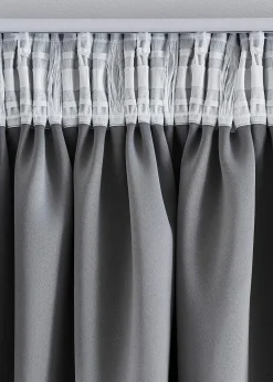 Rideau occultant à imprimé brillant (1 pce.)