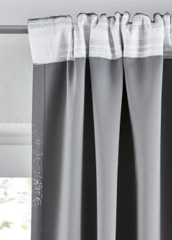 Rideau occultant à imprimé brillant (1 pce.)