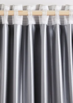 Rideau occultant et thermique au toucher velouté (1 pce)