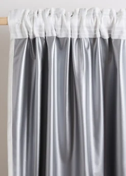 Rideau occultant et thermique au toucher velouté (1 pce)