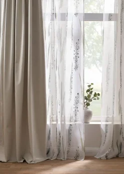 Rideau occultant et thermique au toucher velouté (1 pce)