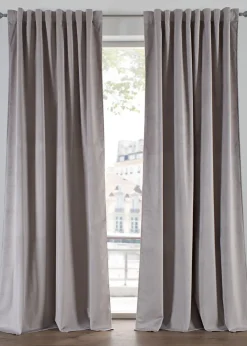 Rideau occultant et thermique au toucher velouté (1 pce)