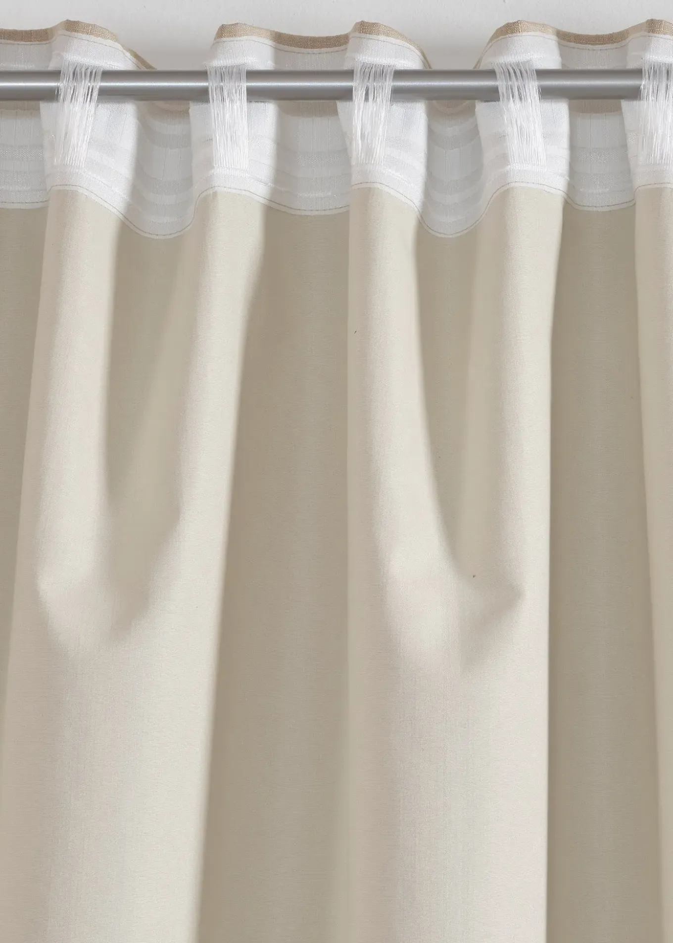 Rideau occultant texturé avec dos de même couleur (1 pce)