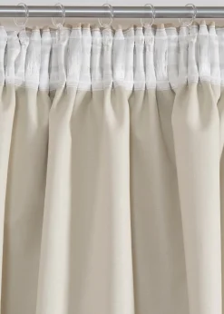 Rideau occultant texturé avec dos de même couleur (1 pce)