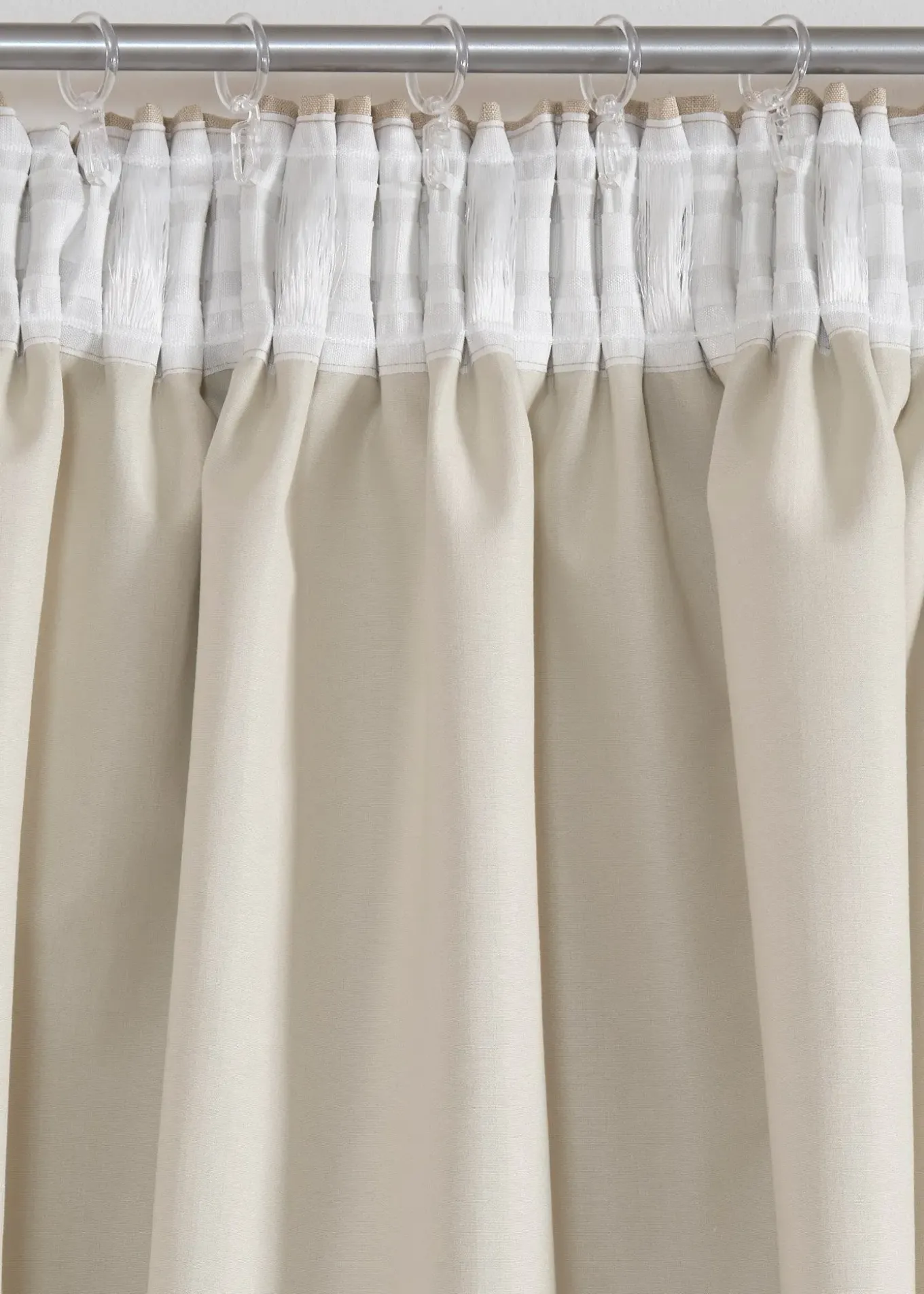 Rideau occultant texturé avec dos de même couleur (1 pce)