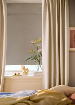 Rideau occultant texturé avec dos de même couleur (1 pce)