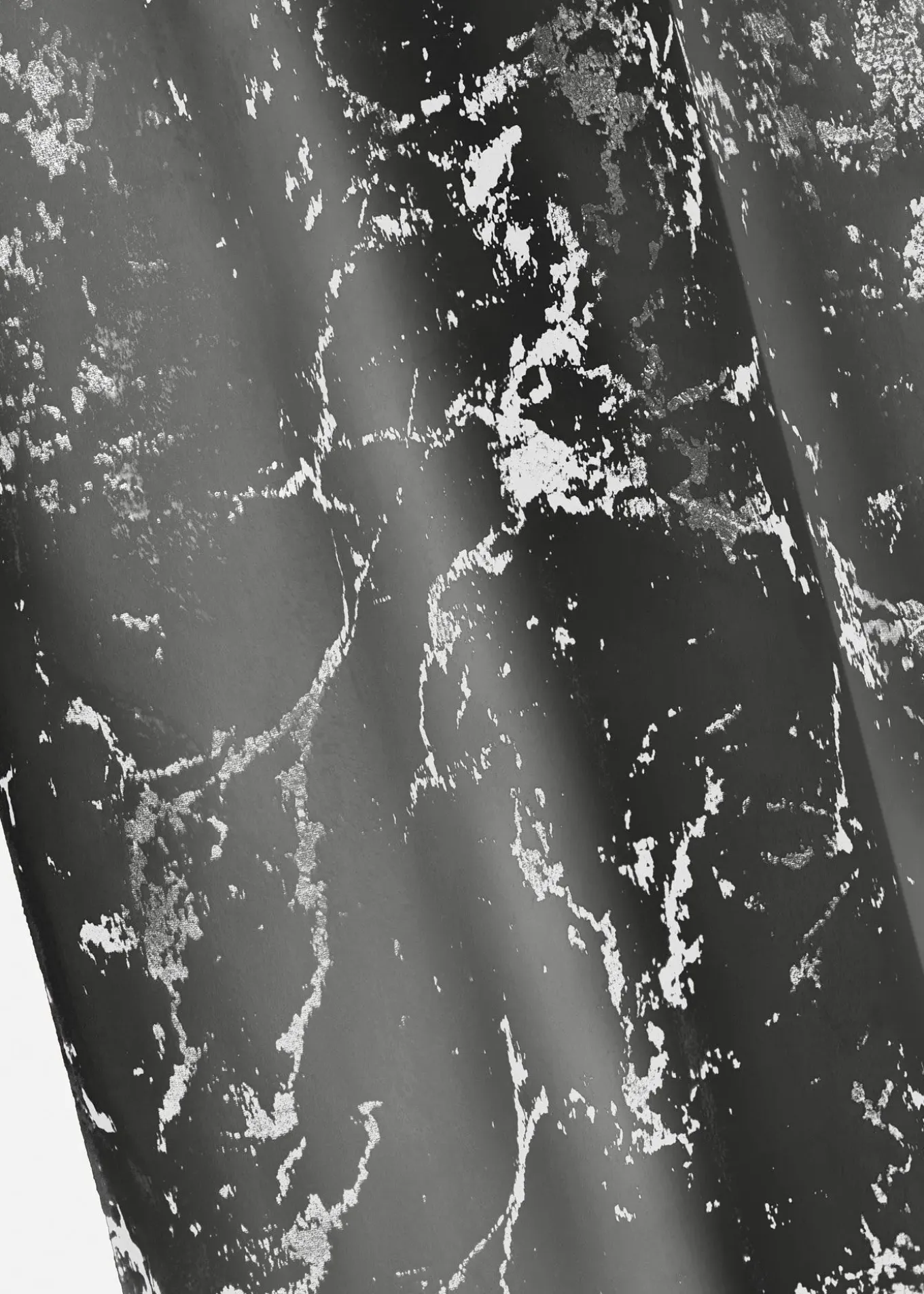 Rideau occultant toucher velours à imprimé brillant (1 pce)