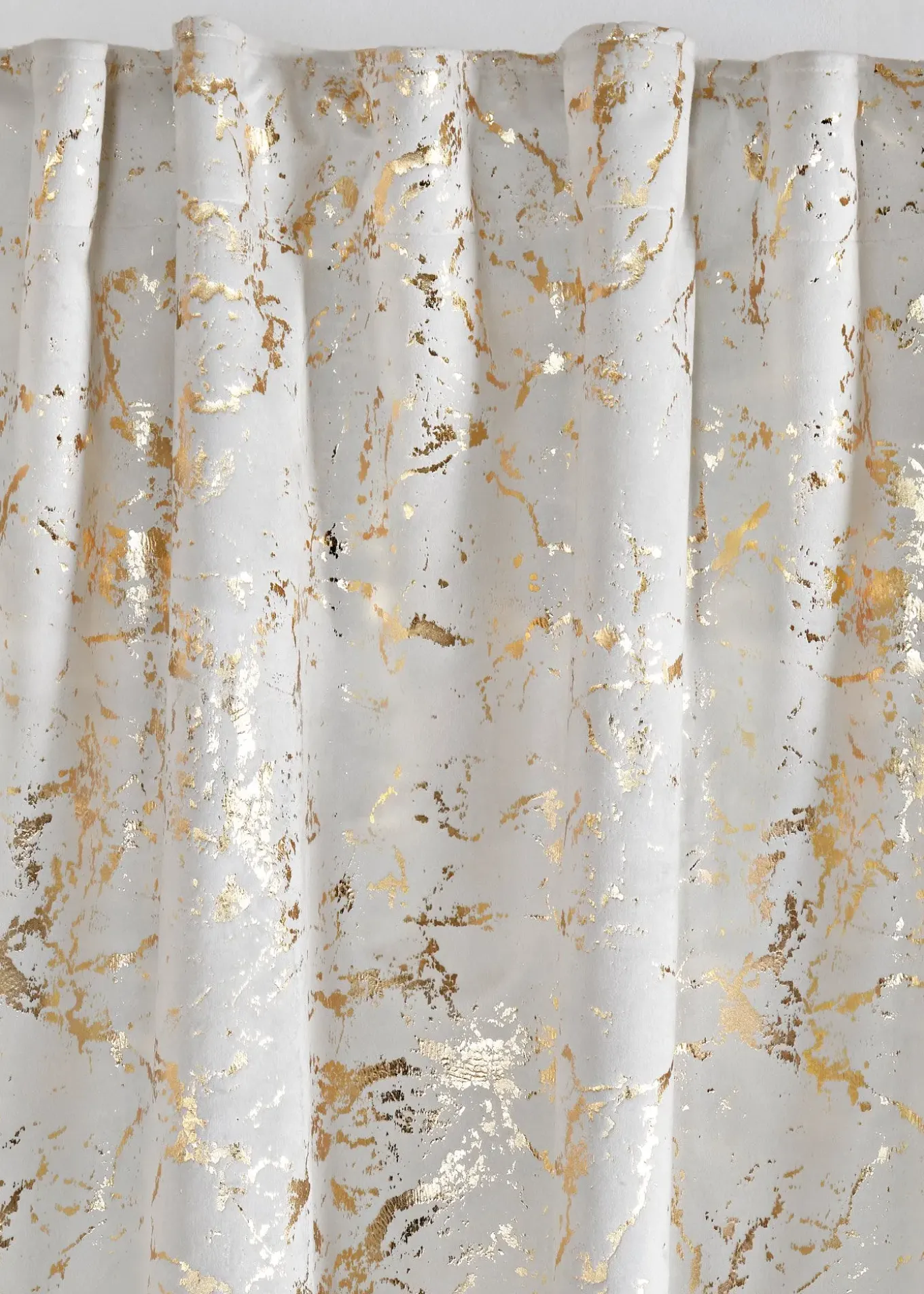 Rideau occultant toucher velours à imprimé brillant (1 pce)