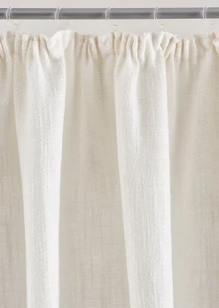 Rideau opaque texturé (1 pce)