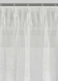 Rideau panneau à imprimé végétal (1 pce.)