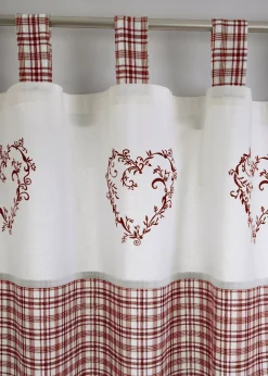 Rideau panneau avec embrasse (1 pce)