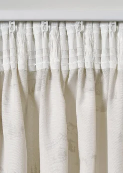 Rideau panneau avec paysage hivernal, aussi en XXL (1 pce)