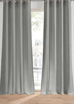 Rideau panneau avec polyester recyclé (1 pce)