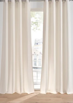 Rideau panneau avec polyester recyclé (1 pce)