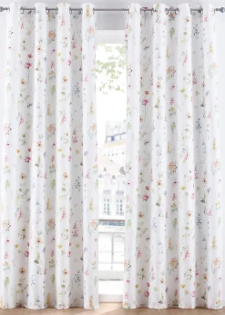 Rideau panneau en microfibre avec polyester recyclé (1 pce)