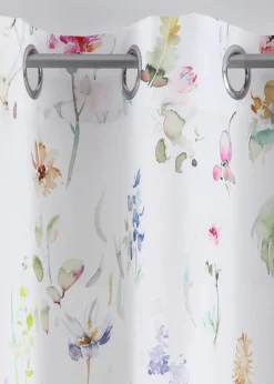 Rideau panneau en microfibre avec polyester recyclé (1 pce)