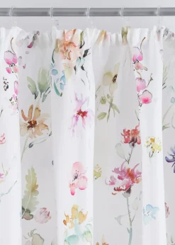 Rideau panneau en microfibre avec polyester recyclé (1 pce)