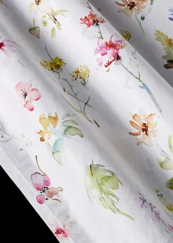 Rideau panneau en microfibre avec polyester recyclé (1 pce)