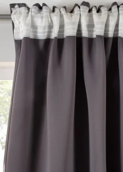 Rideau panneau obscurcissant, aussi en extra long (1 pce)