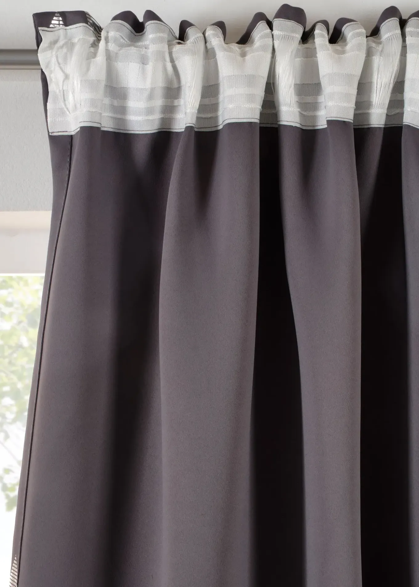 Rideau panneau obscurcissant, aussi en extra long (1 pce)