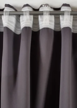 Rideau panneau obscurcissant, aussi en extra long (1 pce)