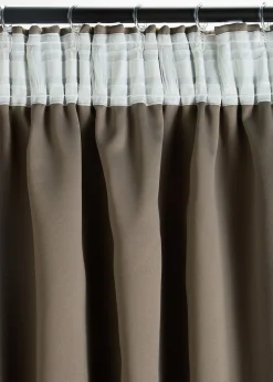 Rideau panneau obscurcissant à imprimé brillant (1 pce)